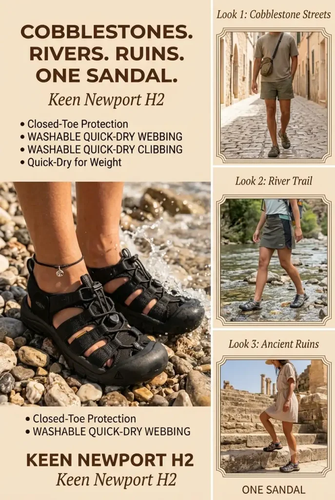 Keen Newport H2: Sandals for Trails, Water & Cobblestones