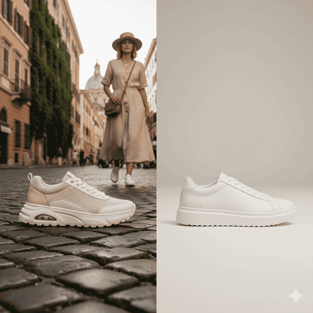 Cushioning comparison for best walking shoes for Europe travel