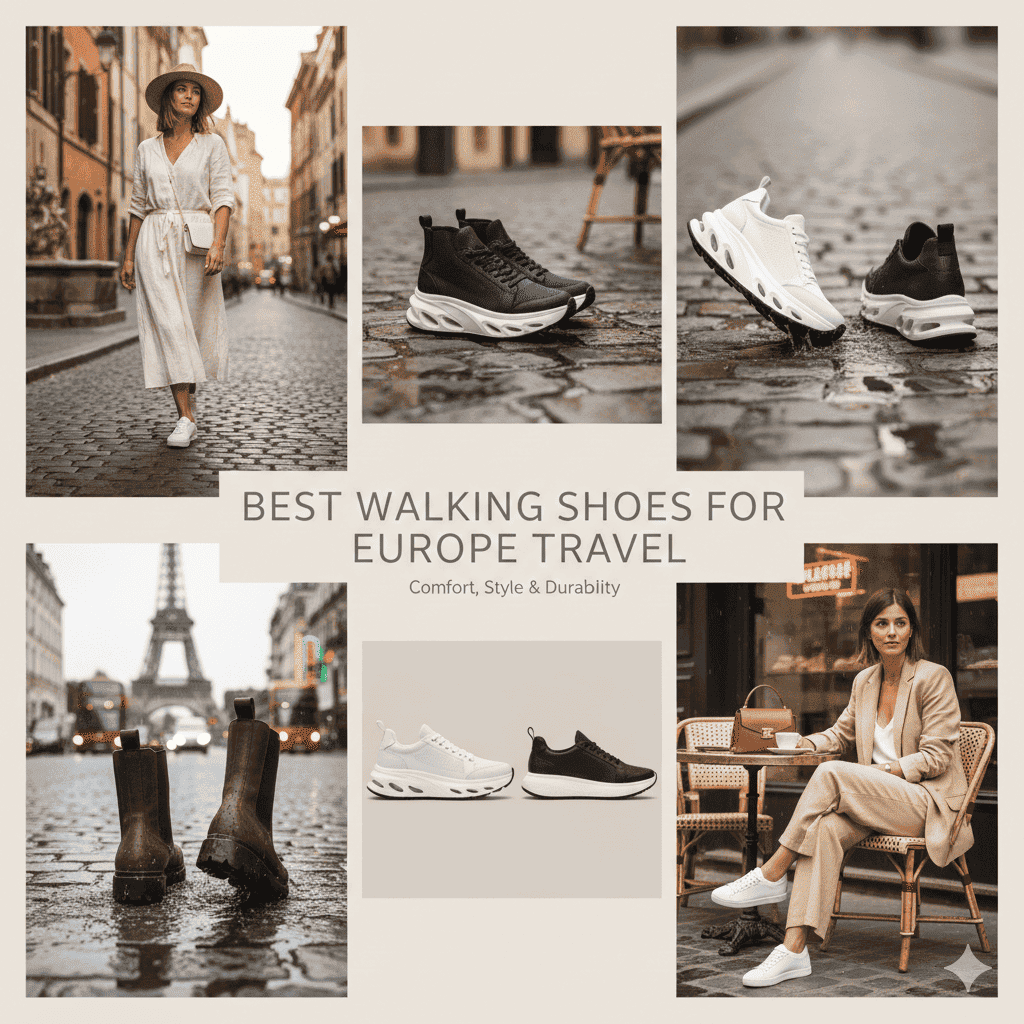 Best walking shoes for Europe travel guide 2026