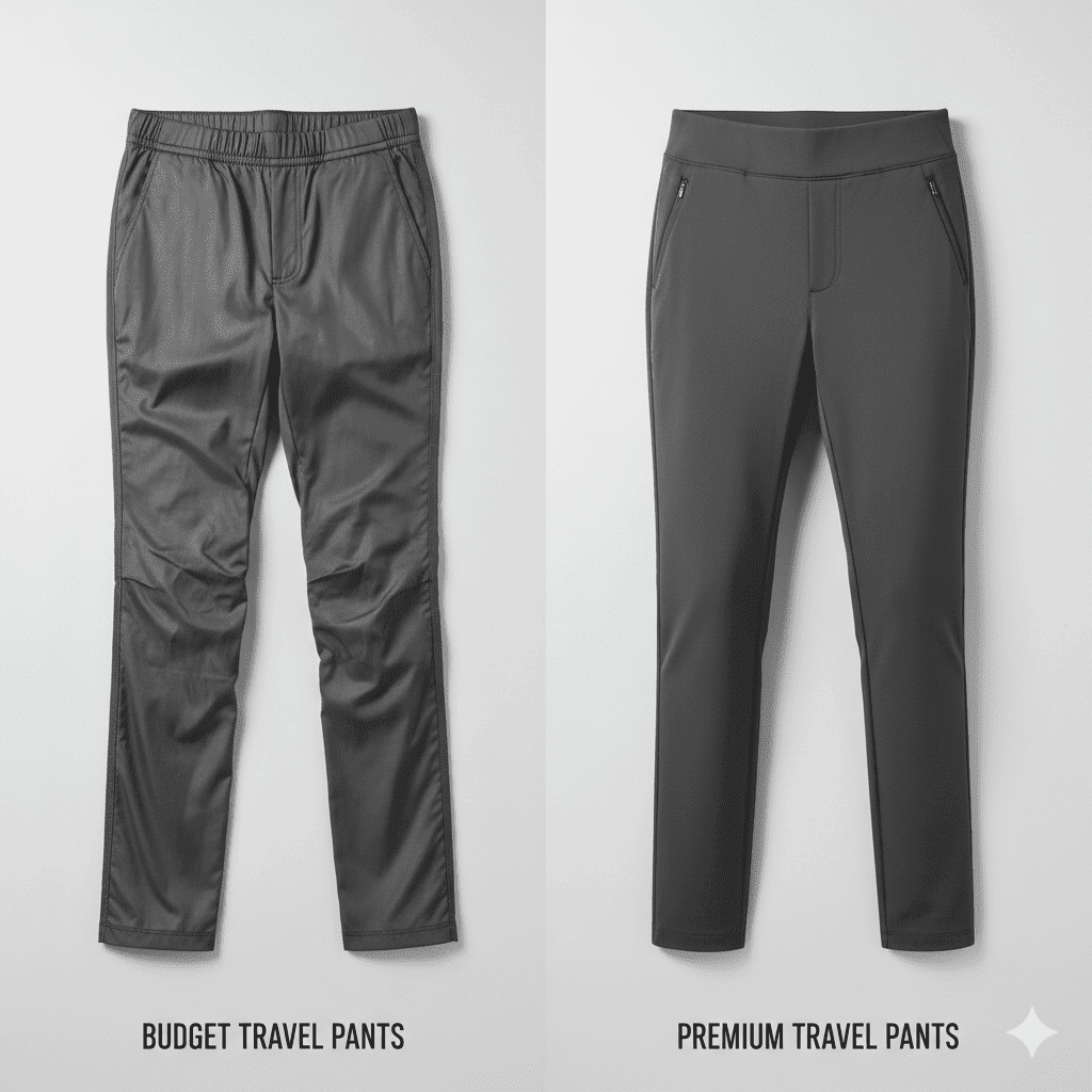 Budget and premium comfortable travel pants for women comparison
