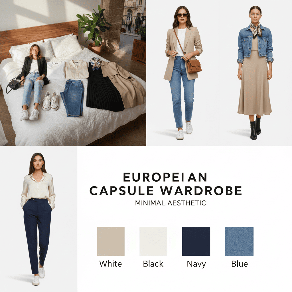 color palette wardrobe outfits