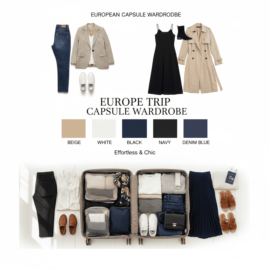 packing tips for Europe trips