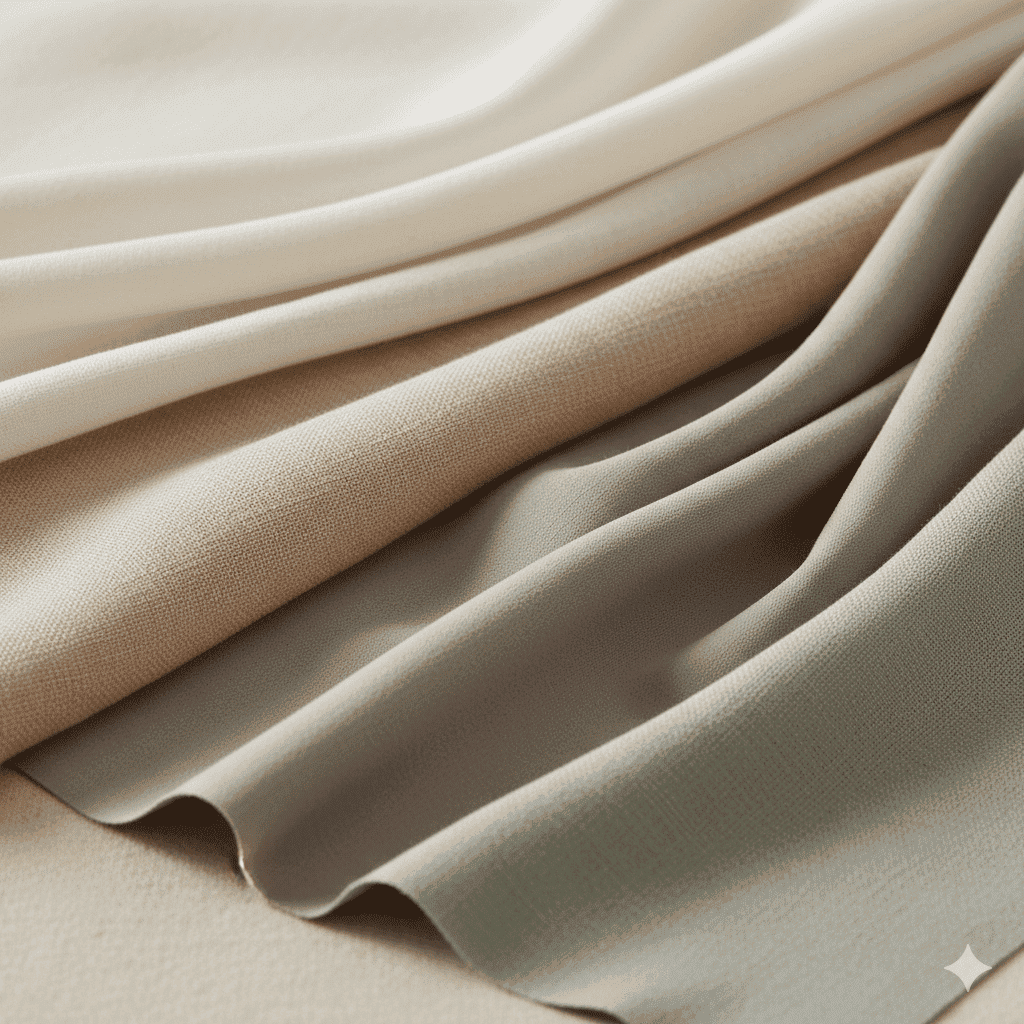 Sustainable fabrics like linen and Tencel used in a Summer Travel Capsule Wardrobe for Women