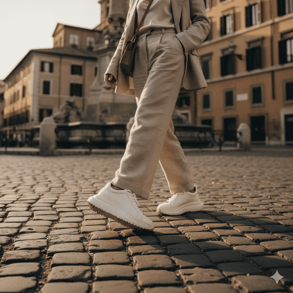 Traction and grip needed in the best walking shoes for Europe travel