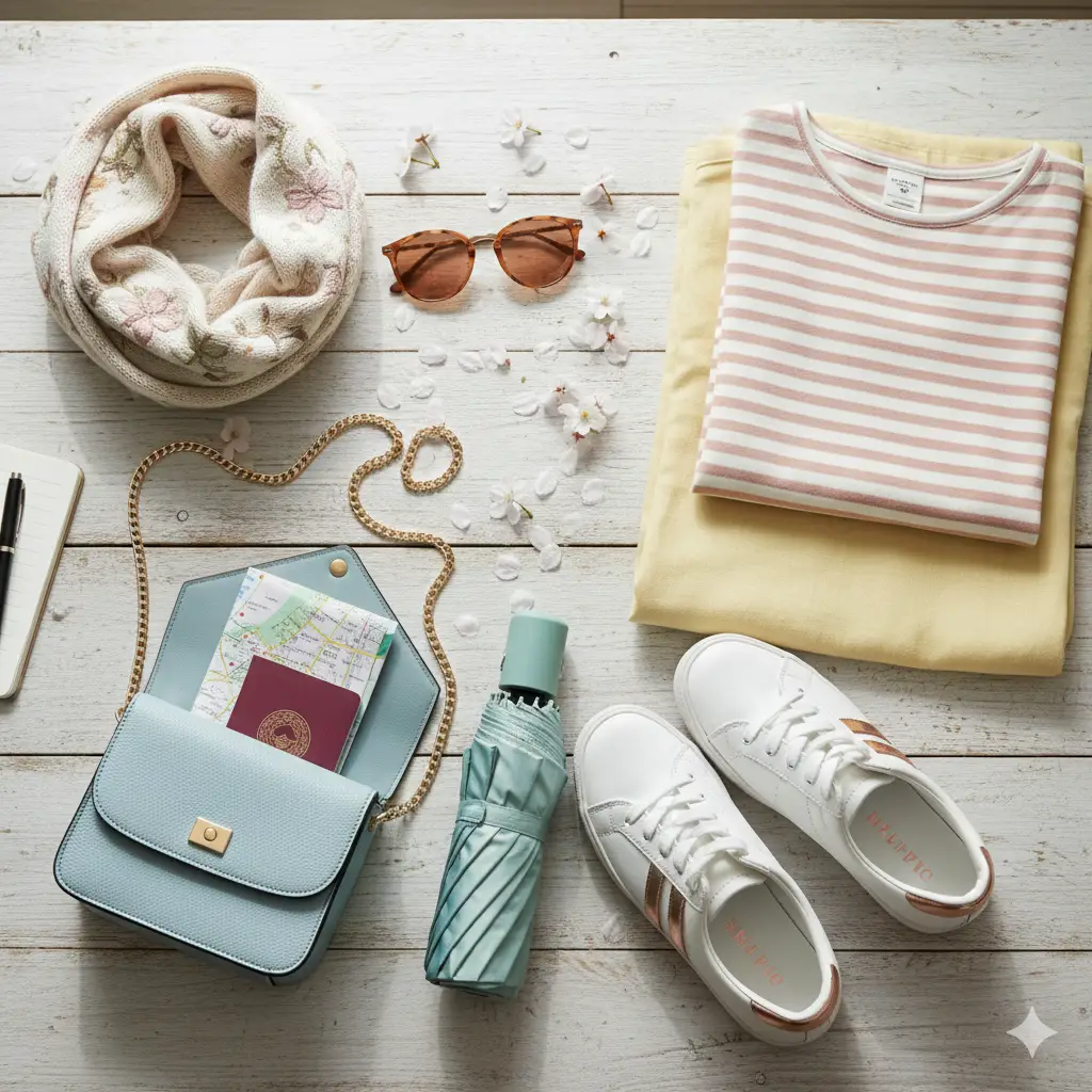Essential accessories to pack for Japan spring travel