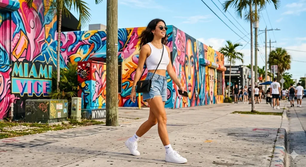 what to wear in Miami casual daytime outfit for tourists
