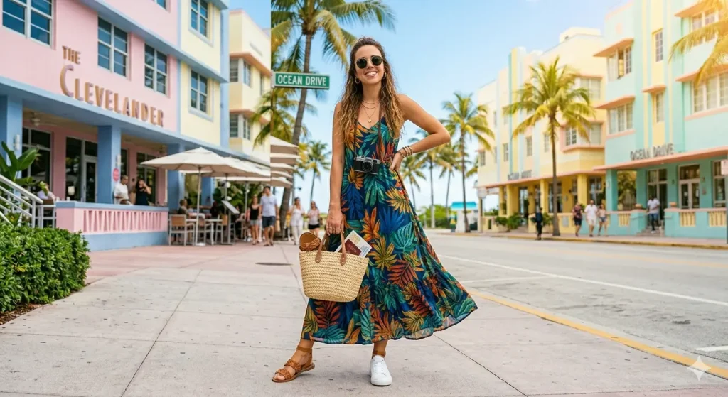 Miami Instagram outfit ideas stylish travel photos
