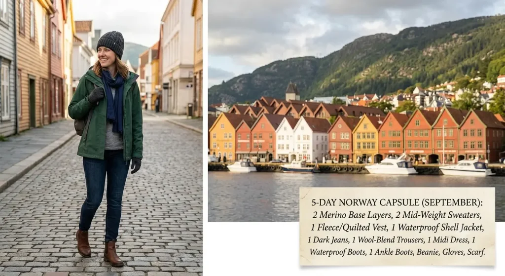 What to Wear in Norway in September: A Sample 5-Day Capsule