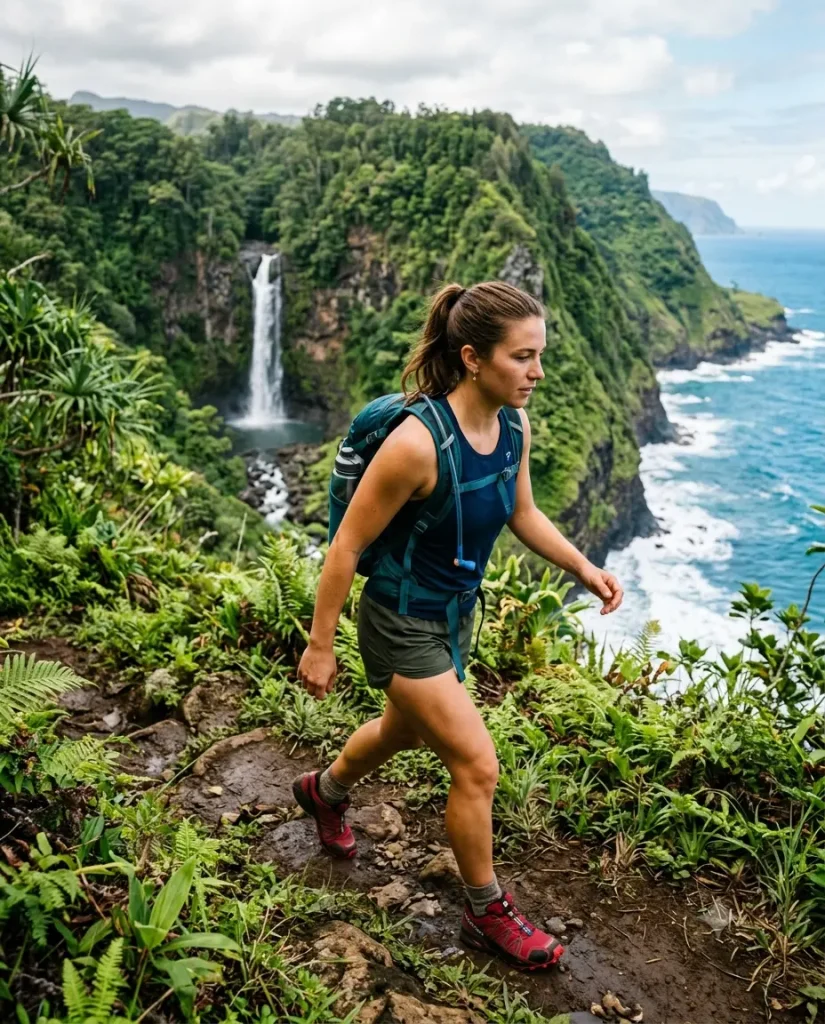 Hiking outfit idea for Hawaii trails