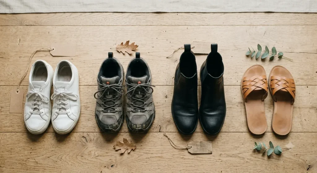 Footwear for New Zealand in November