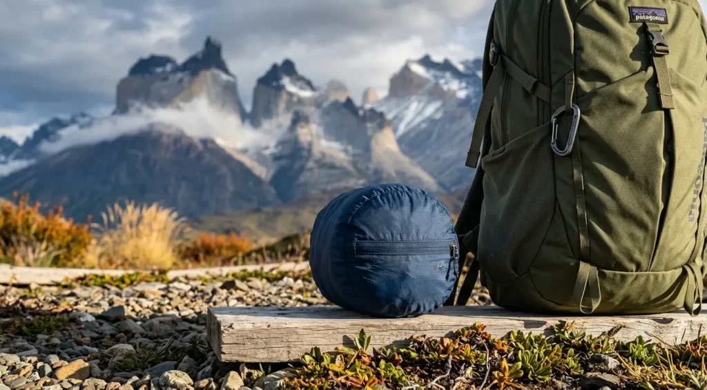 Packable windbreaker jacket for Patagonia wind