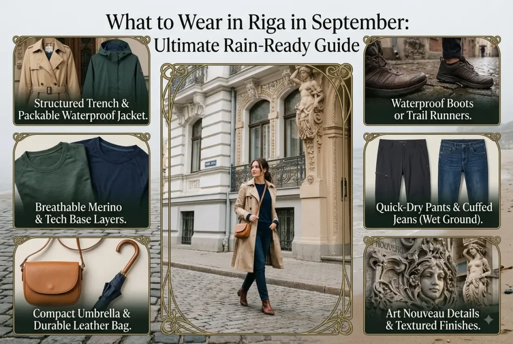 what to wear in Riga in September